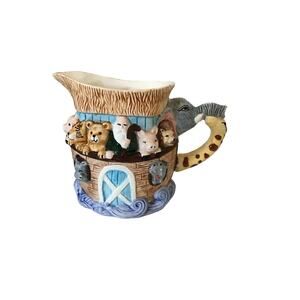 Noah’s Ark Ceramic Pitcher